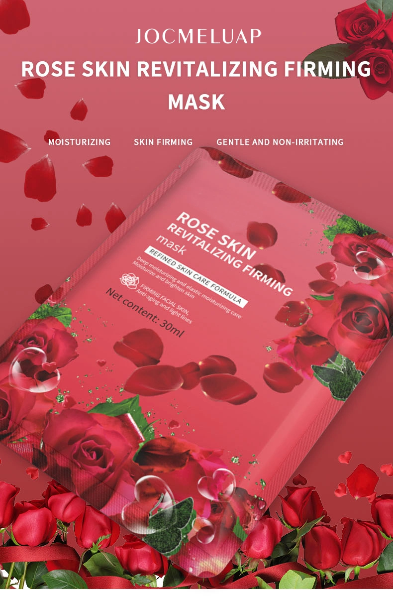 Organic Rose Facial Mask for Deep Hydration