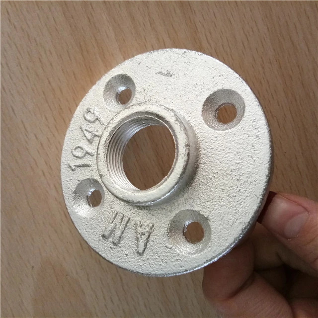 Antiga e reparável flange de Piso de ferro galvanizado de 1/2 ou 3/4 polegadas Para estante de livros DIY