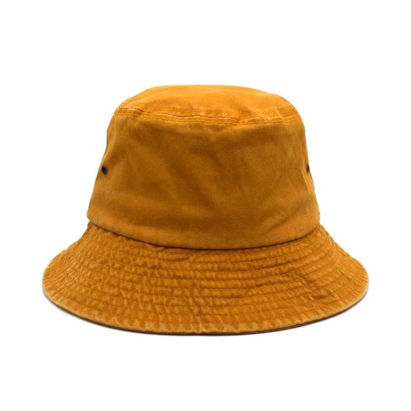 Wholesale/Supplier Washed Plain Cotton Hat Women Men Four Seasons Custom Design Logo Sun Protection Bucket Hat