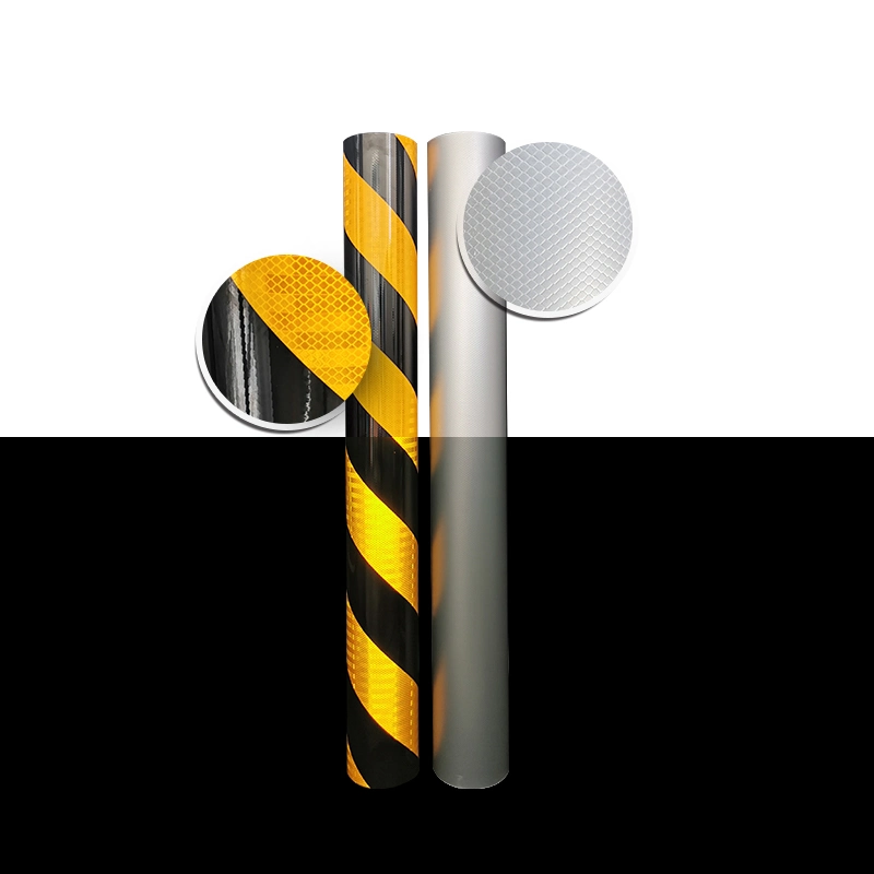 Self Adhesive Stripe Warning 3m Traffic Safety Reflective Film Road Sign