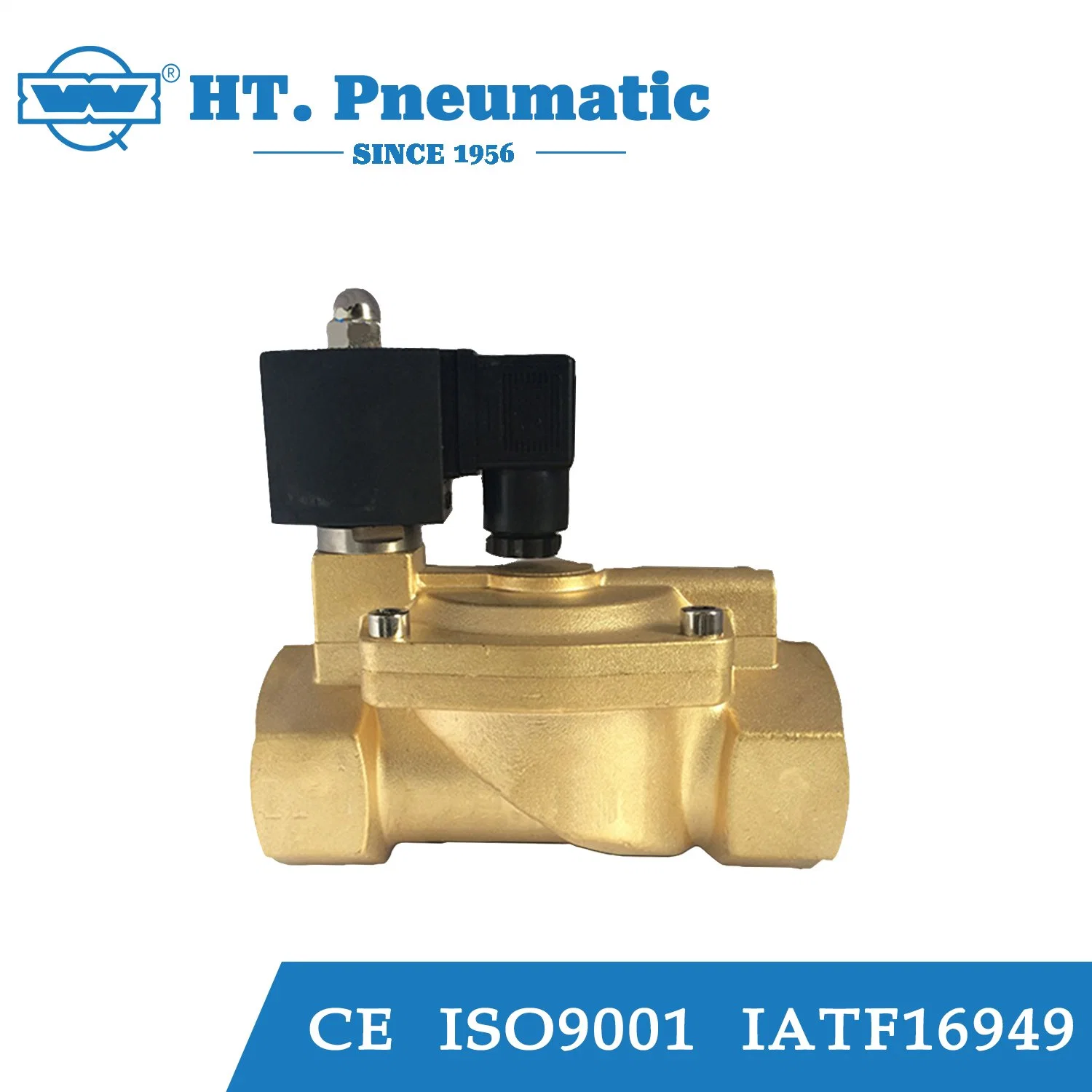 Válvula solenóide de alta qualidade 2L300-35 Série 2/2 vias componente pneumático de alta temperatura Indústria metalúrgica China Fornecedor Huatong Pneumatic