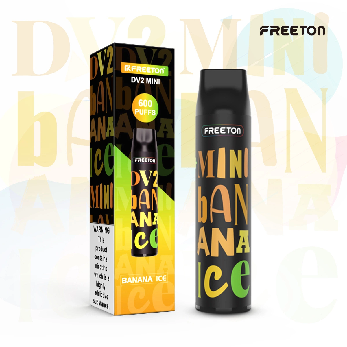 Disposable/Chargeable Vape Pen E Cigarette 600puffs New Flavor Atomizer Health Freeton Factory