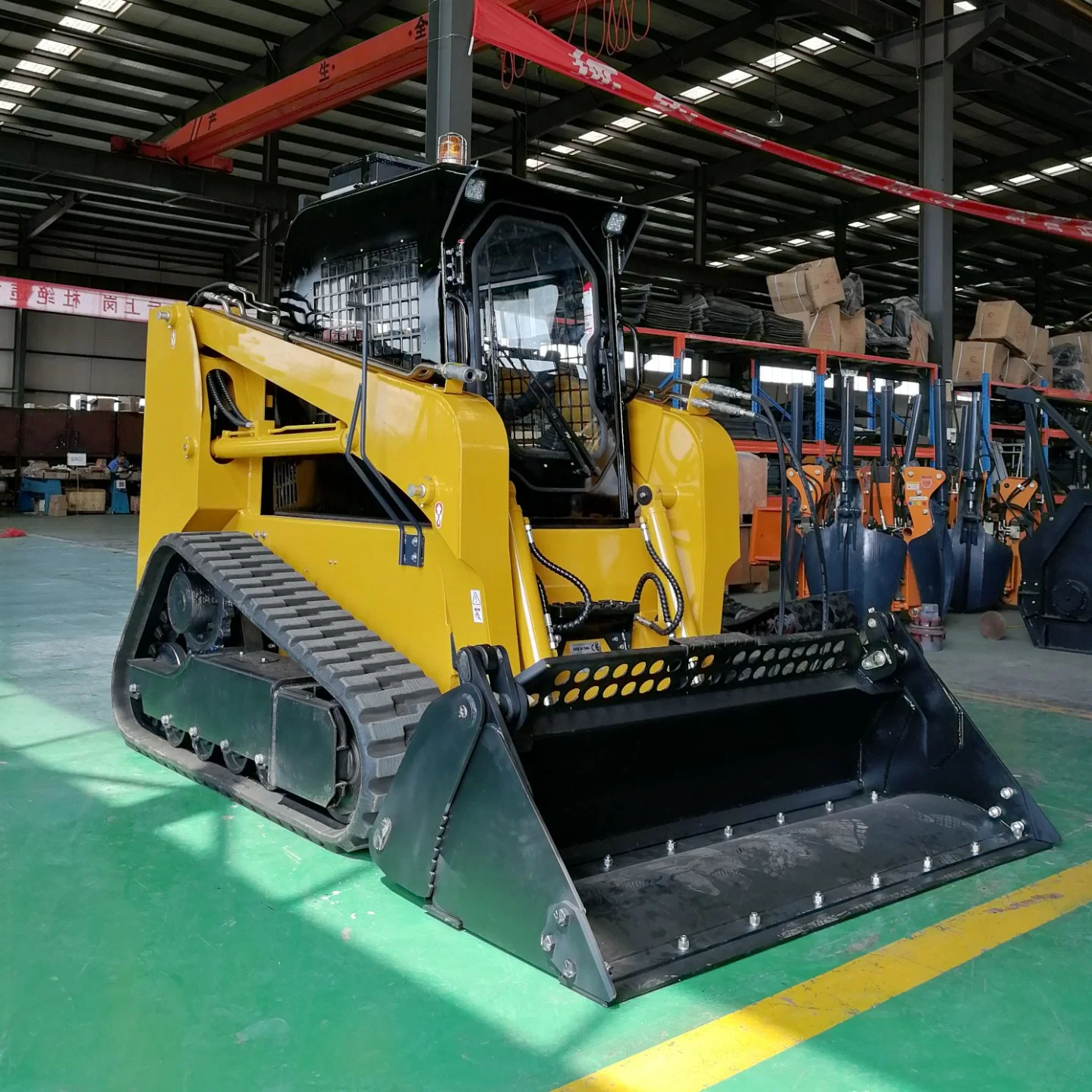 100HP Track Skid Steer Loader with 135L/Min High Flow, Rated Load 1300kg