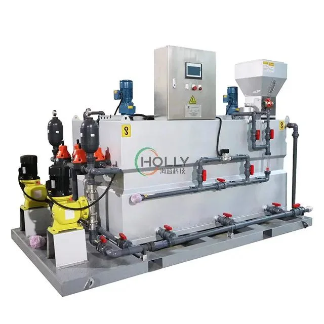 High Efficiency Three Tanks Automatic Polymer Preparation Dosing Unit