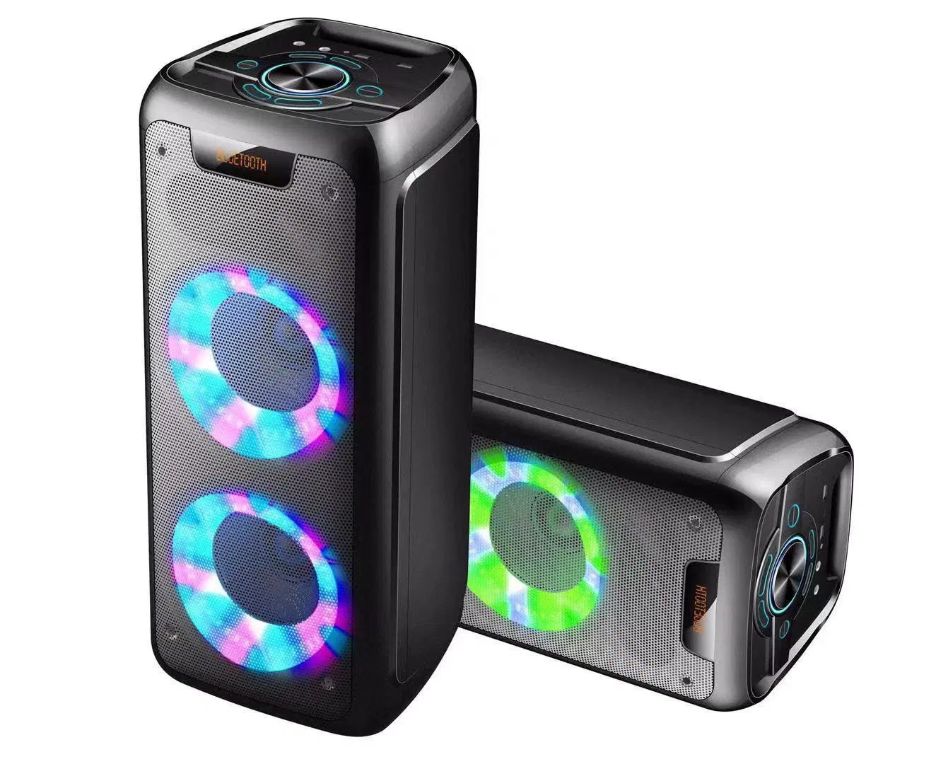 2022 Newtest Rechargeable 6.5 Inch Speaker Party Box with Lighting Speaker