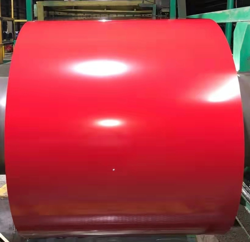 China Supplier Dx51d Ral 3003/3005/6005/8017/5015/9016 0.12/0.20/0.30/0.50mm Z30 Z275 Prepainted Galvanized Steel Coil Color Coated Steel Gi Gl PPGL PPGI