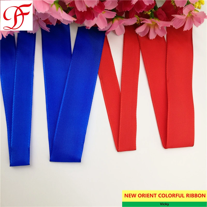 Dyed Polyester Wired Taffeta Double/Single Face Satin Grosgrain Gingham Sheer Organza Hemp Ribbon for Gift/Decoration/Packing/Wrapping/Garments Accessories