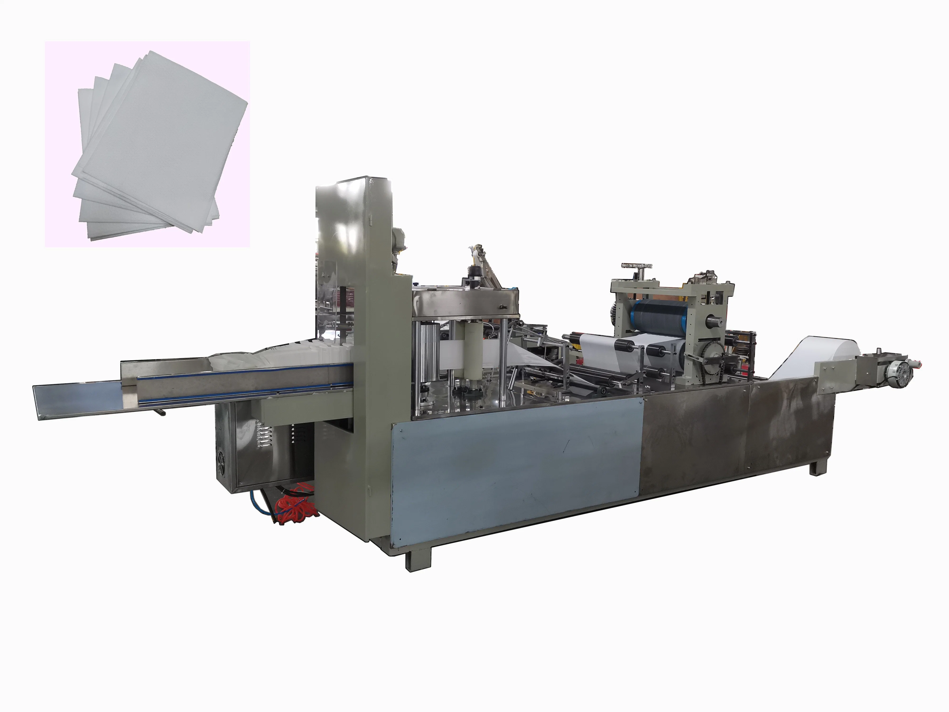 High quality/High cost performance  Automatic Paper Napkin Folding Machine with Embossing Printing Price