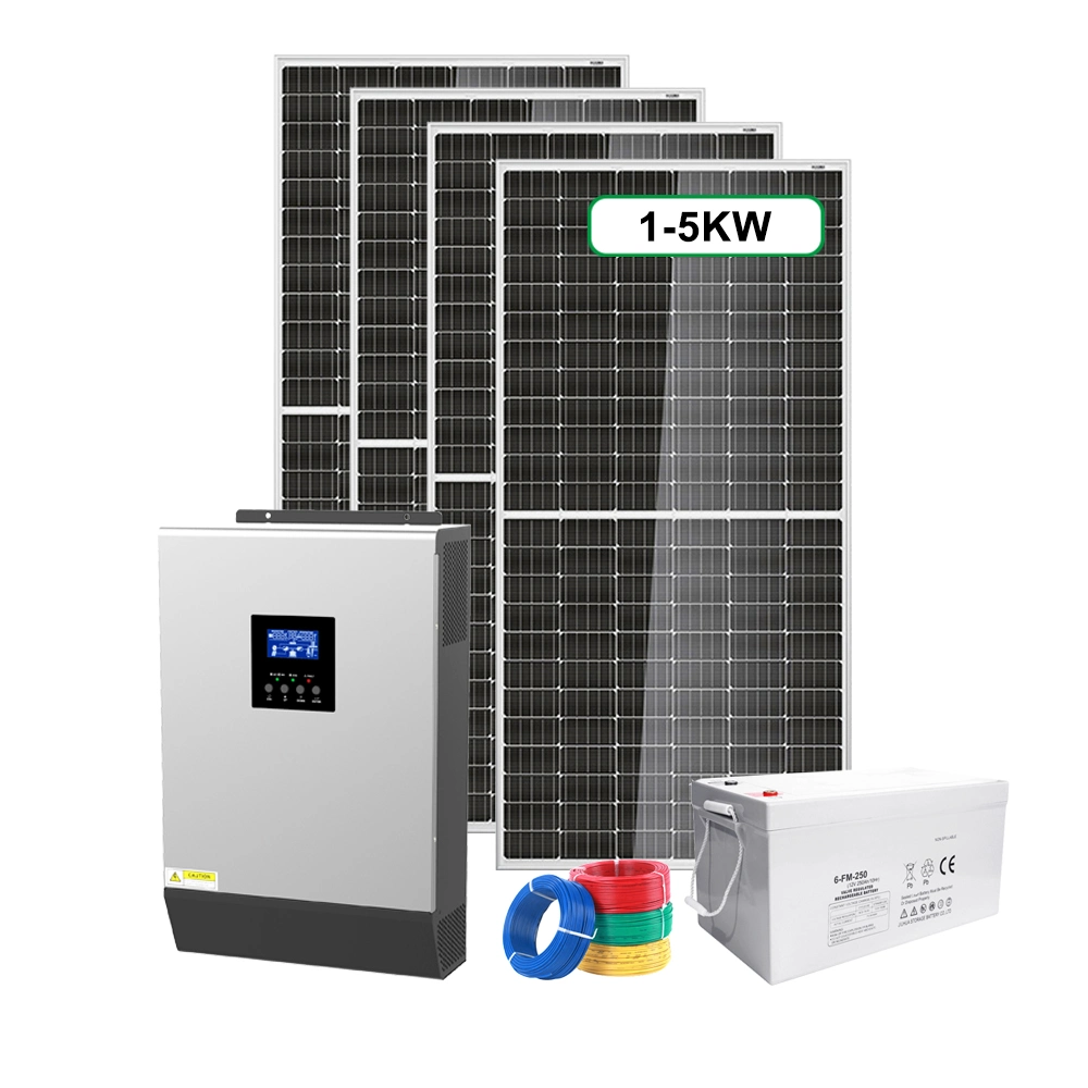 Sistema de alimentação solar de 4000 W gerador solar de 8 kw com PV Painéis