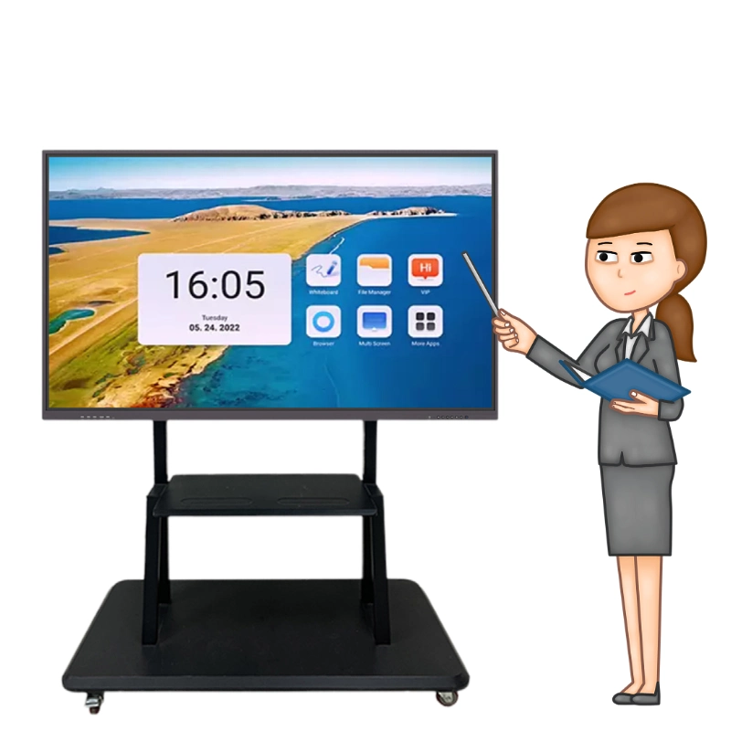 China Manufacture Prices 65 Inch Smart Portable Digital Board Touch Screen Panel Electronic Interactive Whiteboard for Classroom