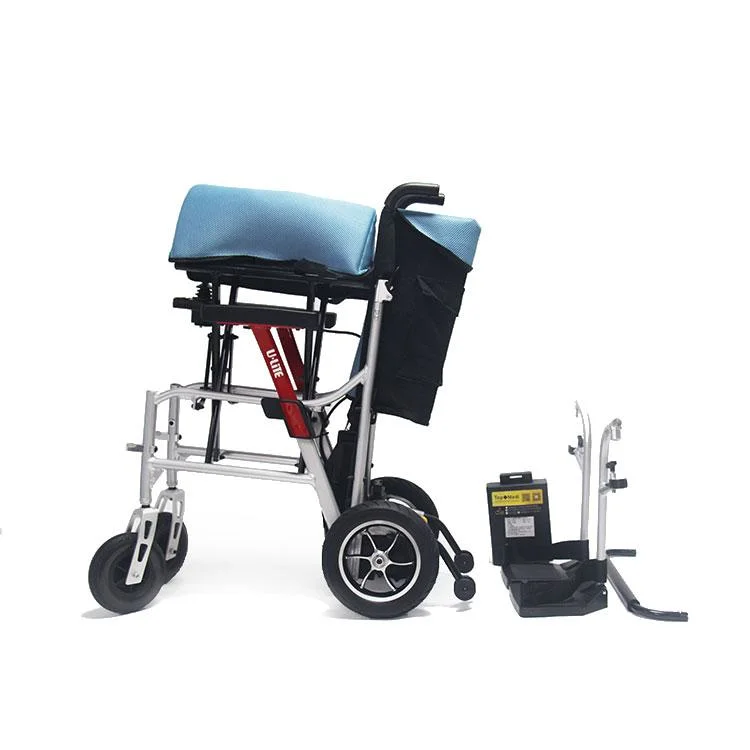 Light Foldable Power Wheelchair Travel Use Wheelchair Tew118