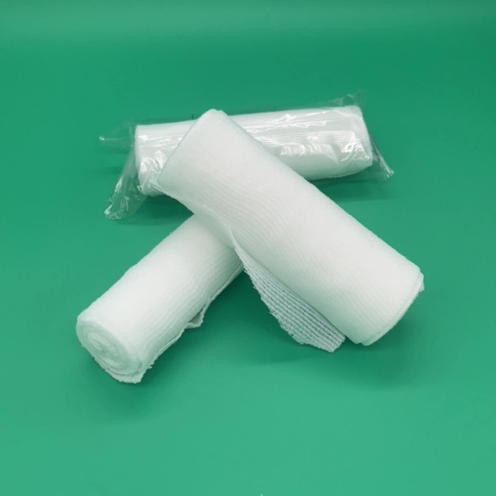 Factory Elastic/Plastic Polyester Disposable Warping Medical Products Elastic Gauze Bandage for Fixation