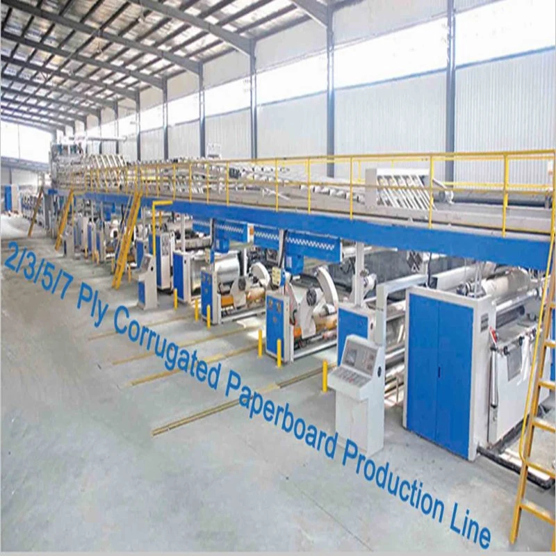 3 Layer Corrugated Cardboard Production Line for Cardboard Papers