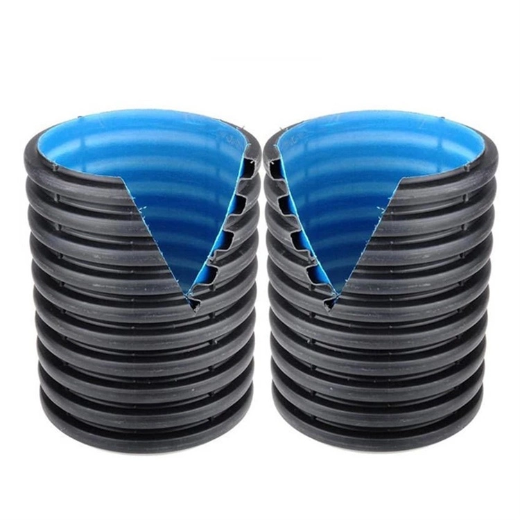 Jubo Original Factory HDPE Double-Wall Bellows DN200-DN800 Corrugated Plastic Drainage Pipe