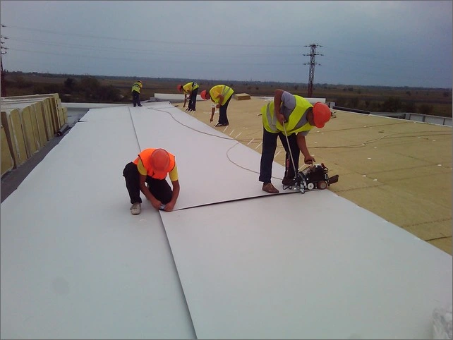 PVC Waterproofing Materials with Polyester Reinforcement Widely Used in Roofing