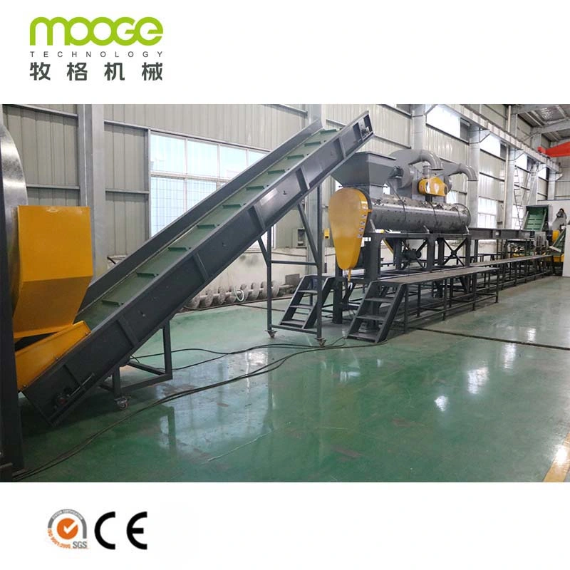 500-6000 kg/h Waste Food Bottle Grade PET Plastic Bottle Crushing Washing Recycling Line Machine