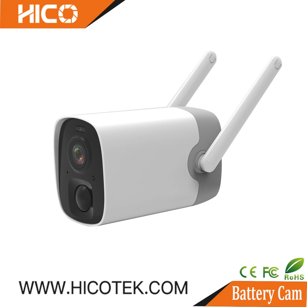 Hicotek Consumer Electronics الصفحة الرئيسية الأمان المنزلي استهلاك منخفض للطاقة IP رقمي كاميرا بطارية WiFi للمراقبة بواسطة CCTV