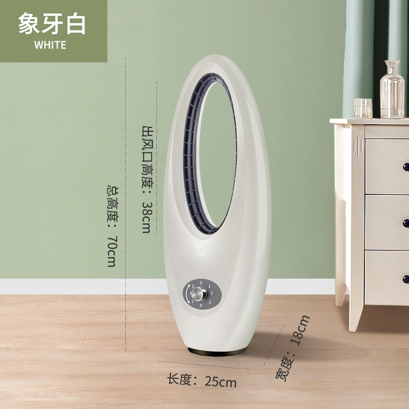 Pedestal Bladeless oscilación permanente del Ventilador con temporizador.