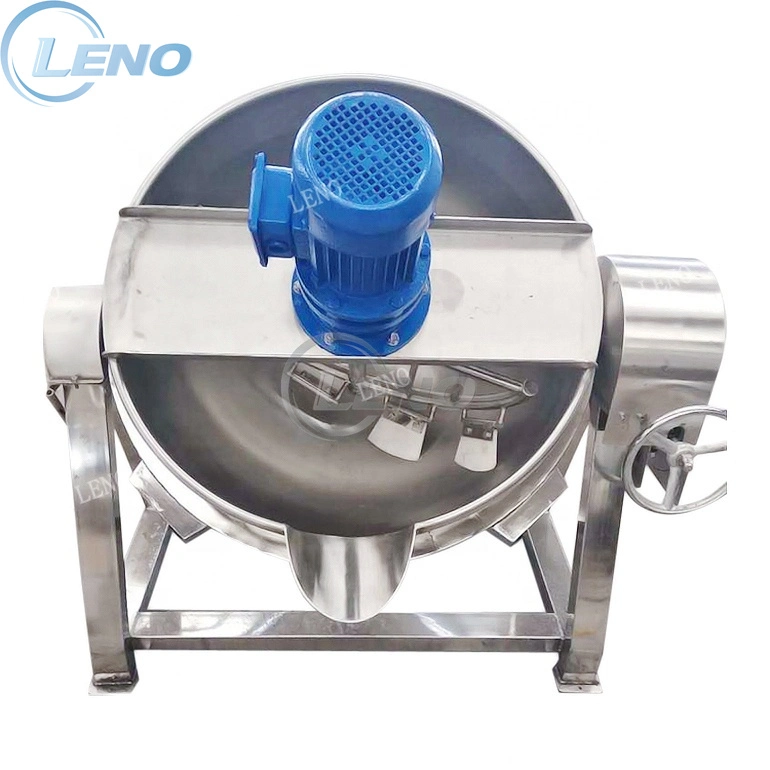 Top Quality Food Mixer Heated/Steam Jacketed Kettle/Industrial Cooking Pots with Mixer