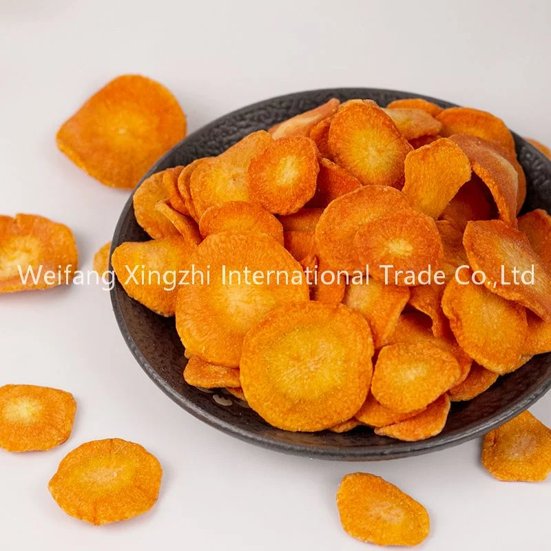 Low Fat Wholesale/Supplier Healthy Snack Food Vf Carrot Chips