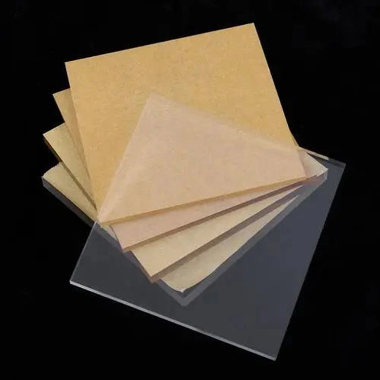 Surface solide COULEUR transparente 2 mm Décorative personnalisée Feuille acrylique