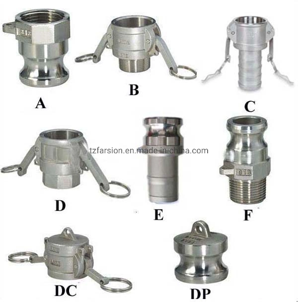 Factory Price Type a, B, C, D, E, F, DC, Dp Pipe Camlock Fittings Aluminum Quick Female Cam Lock D Hose Coupling