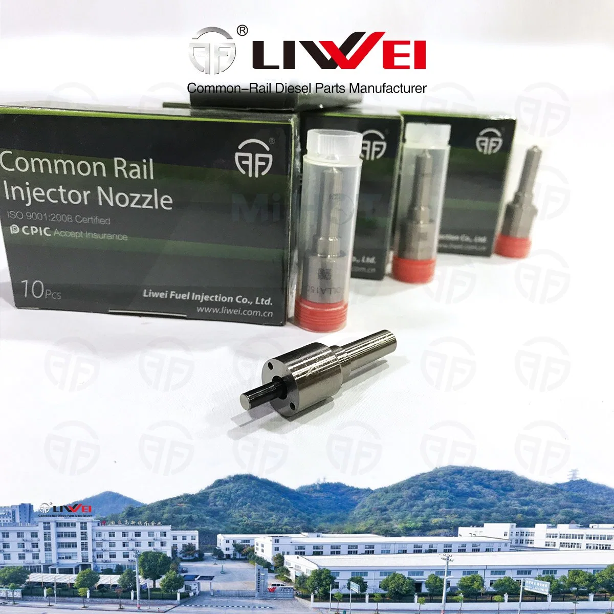 LIWEI Brand Nozzle DLLA145P2461 Common Rail Injector Auto Parts for 0445110660/659