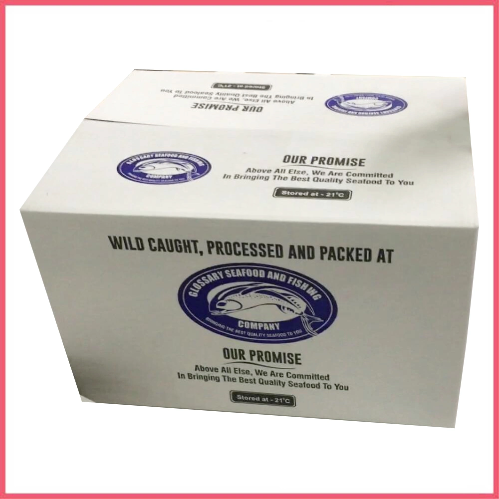 Custom Printed Corrugated Cardboard Paper Steak Frozen Seafood Shrimp Meat Chicken Pork Beef Mutton Fish Mailer Product Shipping Packing Packaging Carton Box