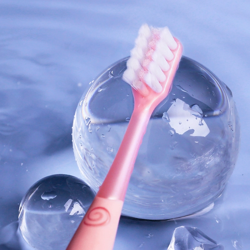 Portable Lollipop Toothbrush with Tongue Scraper V-Shaped Orthodontic Toothbrush