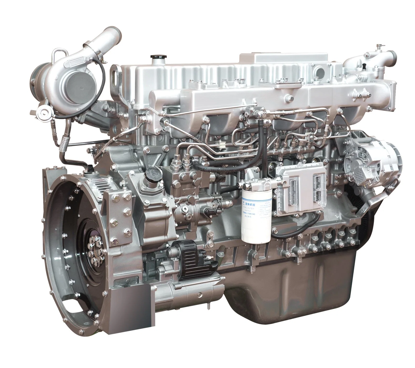 Yuchai YC6MK (YC6MK420-50) Euro 5 Emission Medium and Heavy Duty Diesel Engine with High Power, High Reliability, Low Fuel Consumption and Sufficient Power