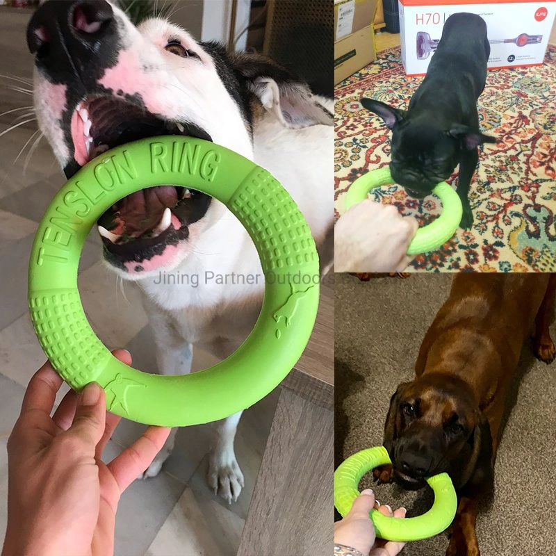 Custom Dog EVA Flying Discs Pet Training Ring Portable Outdoors Dog Toys Pet Flying Ring