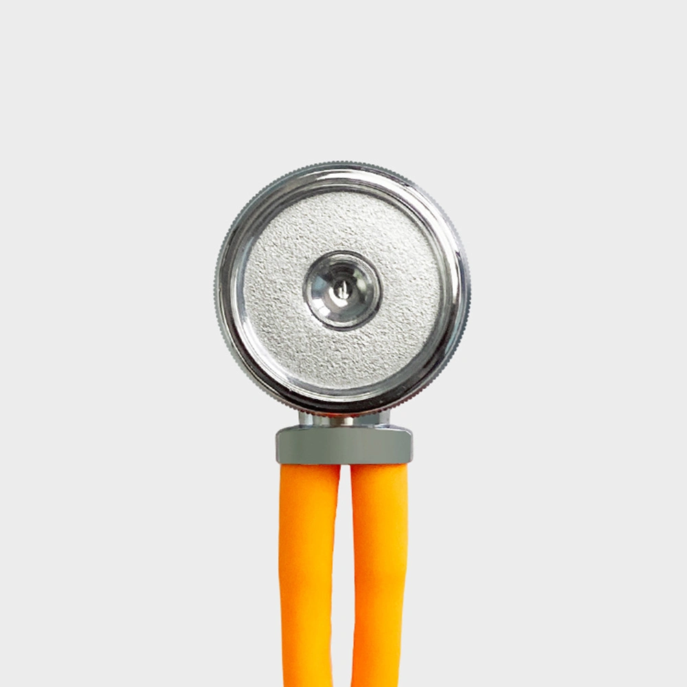 Orange Premium Dual Head Rose Gold Pink Best Ultrasonic Stethoscope