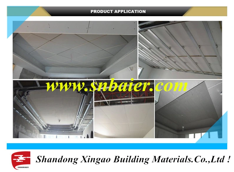 Linyi Ceiling Plaster Drywall, PVC Gypsum Ceiling Board