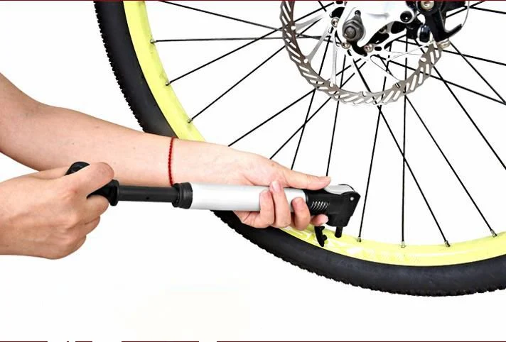 Tslm Mini Portable High Strength Plastic Bicycle Tire Pump Self Inflator Ultra Light Gadgets Self Inflator Cycling Air Pumps