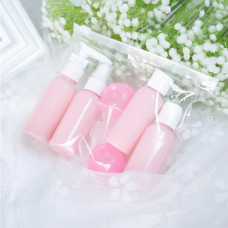 2oz 60ml Portable Cosmetic Travel Kit Shampoo Bottle Cream Jar Cosmetic Travel Spray Bottle Set