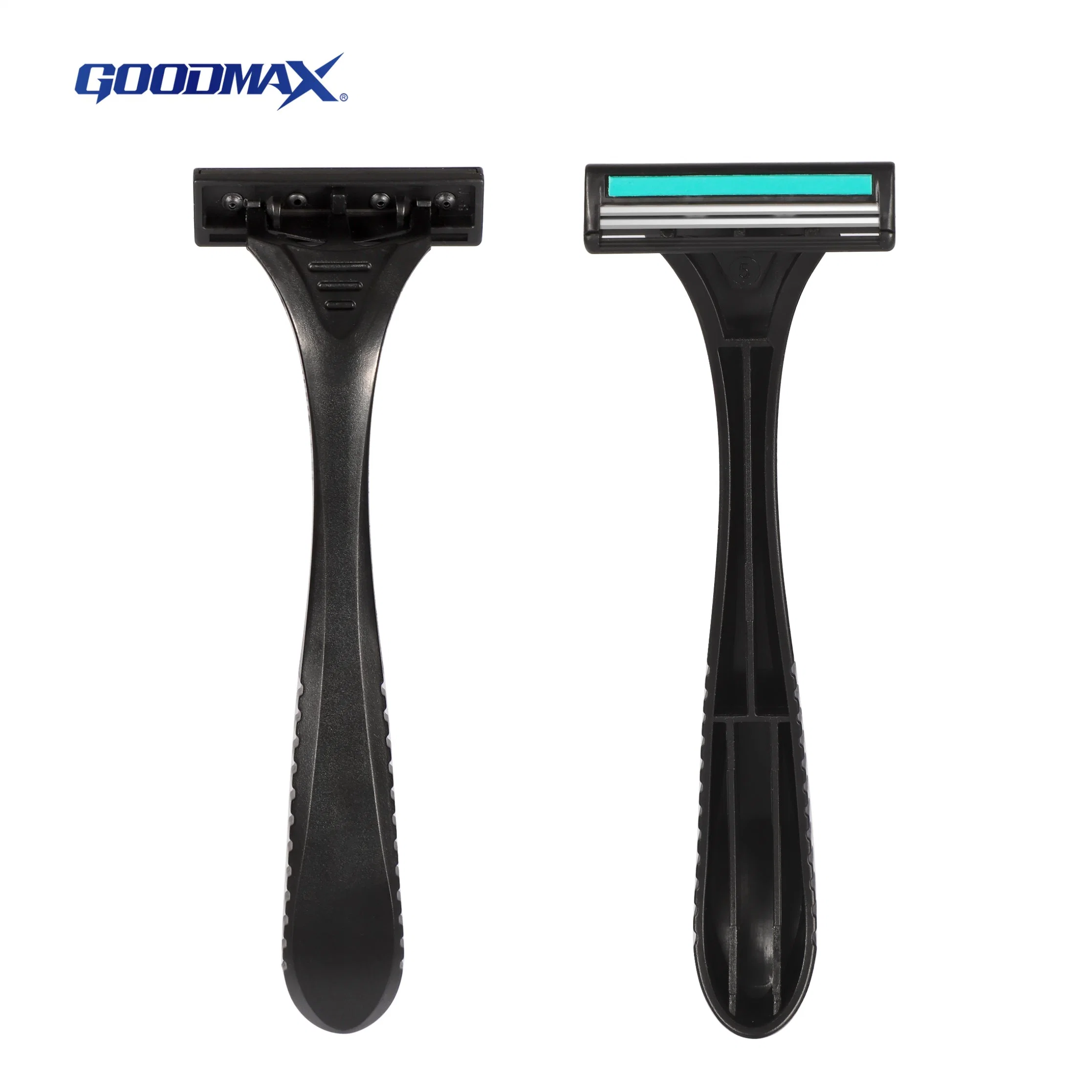 Hot Items Twin Blade Razor with Lubricant Strip and Short Handle