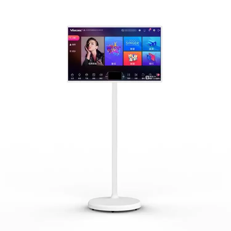 21.5 Inch Floor Standing Android Digital Signage Standbyme Smart TV Display for Menu Board Indoor