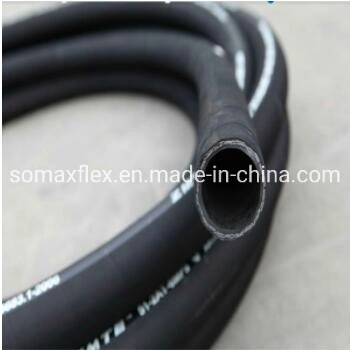 China Supplier of SAE100 R3 R6 High Tensile Fiber Braided Hydraulic Rubber Hose