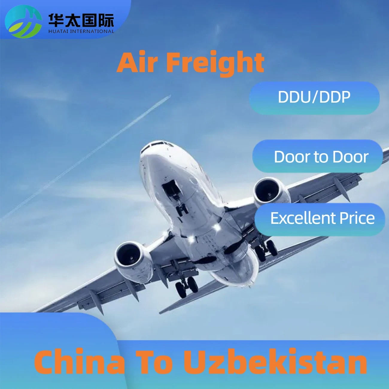 La logística internacional de China a Uzbekistán Air Cargo agente transitario