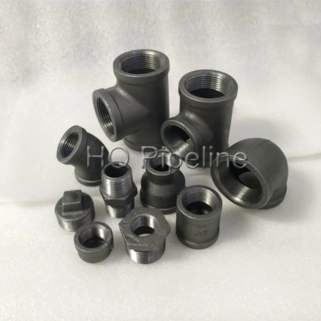 Class 150/300 Lbs Plumbing Materials Black Malleable Iron Pipe Fittings (Banded/Beaded)