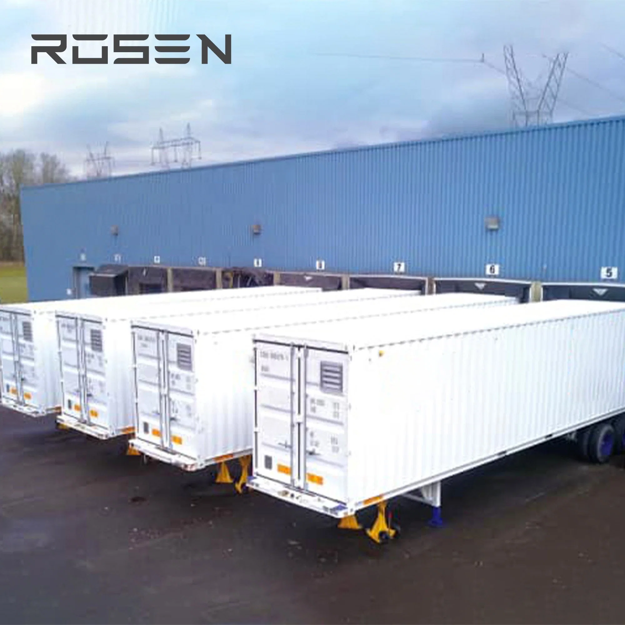 Rosen a Alta Tensão 800kw AC Sistema Solar Bateria de íon de lítio contentor Energia Ess Rack de armazenamento