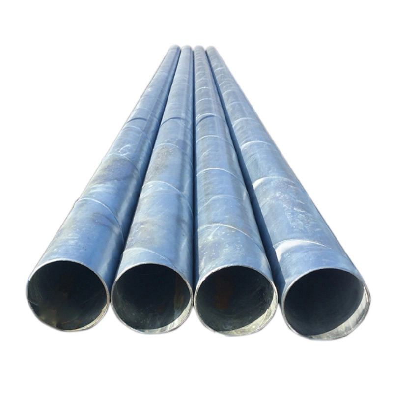 ASTM A36 A53 A106 LSAW SSAW Sawl ERW Large Diameter Sch 40 Carbon Steel Spiral Welded Tube Pipe Galvanized Helical Steel Pipe API5l Material