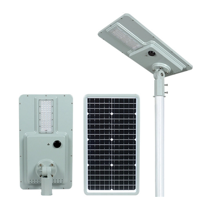 Luzes LED para estrada/estrada integradas de 30 W com iluminação solar