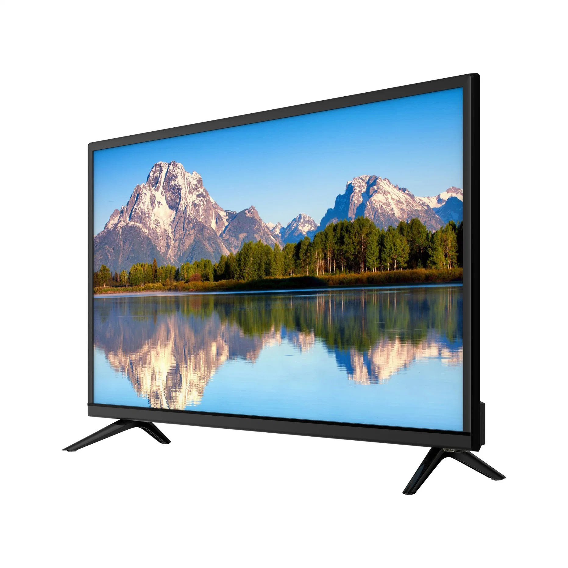 OEM / ODM HOCHWERTIGER LED-FERNSEHER 32" HD LCD-FERNSEHER V+H Classic Schwarz Multifunktions-Solar DVB-T2s2 Smart Android TV