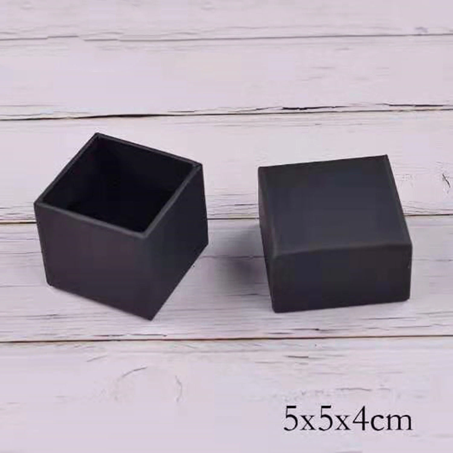 Handgemachte Benutzerdefinierte Schwarze Pappe Geschenk Schmuck Fällen Taschen Verpackung Karton Halskette Ringe Ohrringe Armbänder Boxen