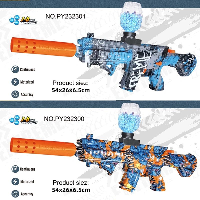 2023 Kids Outdoor Activity Game Gun Playing Toys Electric Gel Ball Gun Plastic Gun Toys Electric Shooting Game