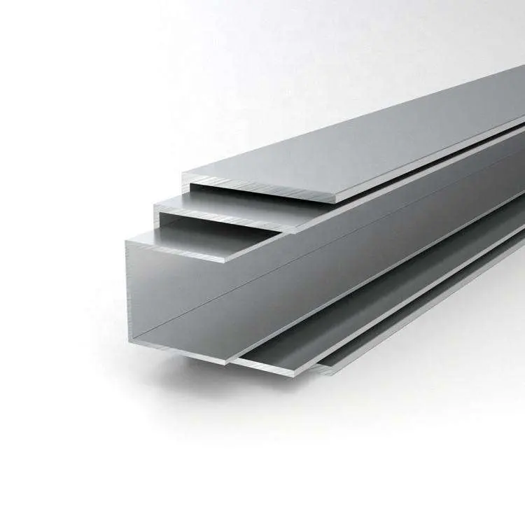 Aluminium extrudé profils U Channel Canal en forme de U pour LED léger en alliage de qualité supérieure décorative fente U Profil en aluminium