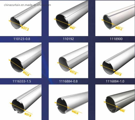 Aluminium Pulverbeschichtet Weißen Vorhang Track Profil Aluminium Rollo