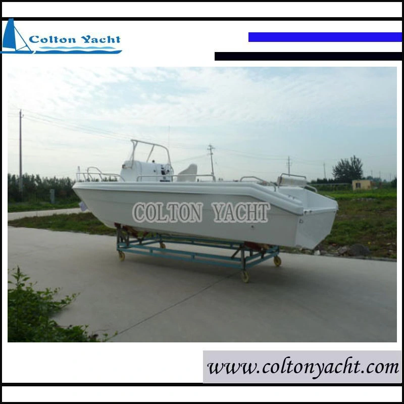 7.65m Used Fiberglass Boat, Cruising Yacht with Cabin