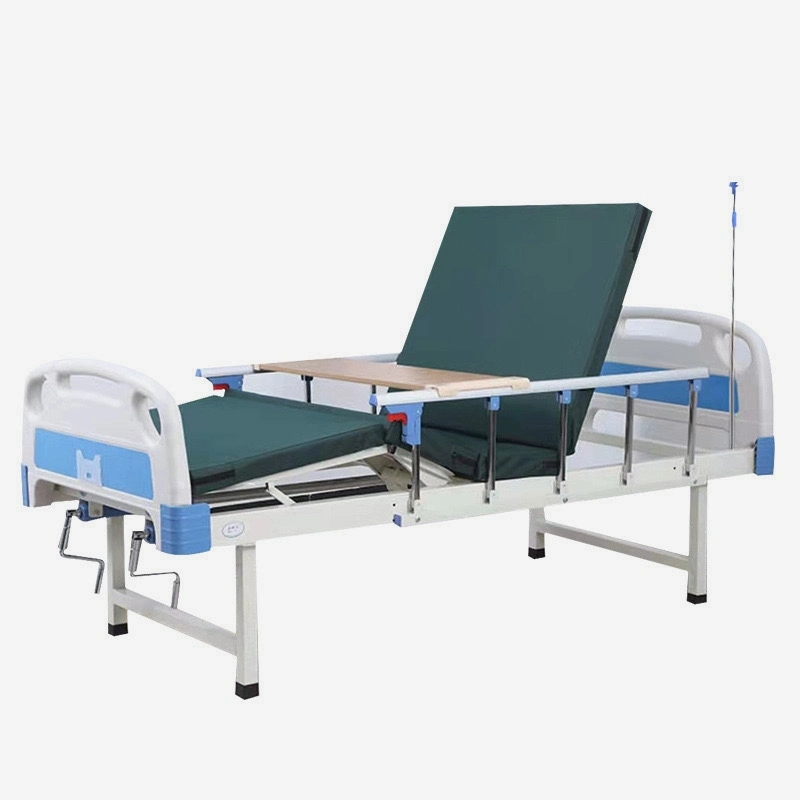 Hot Selling Quality 2-Function Medical Equipment Manual Hospital Bed From China Folding Hospital Bed